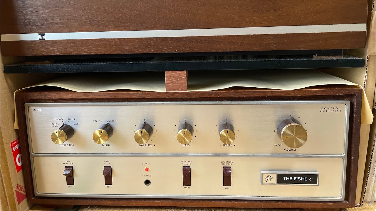 Fisher TX-100 とDual 1229