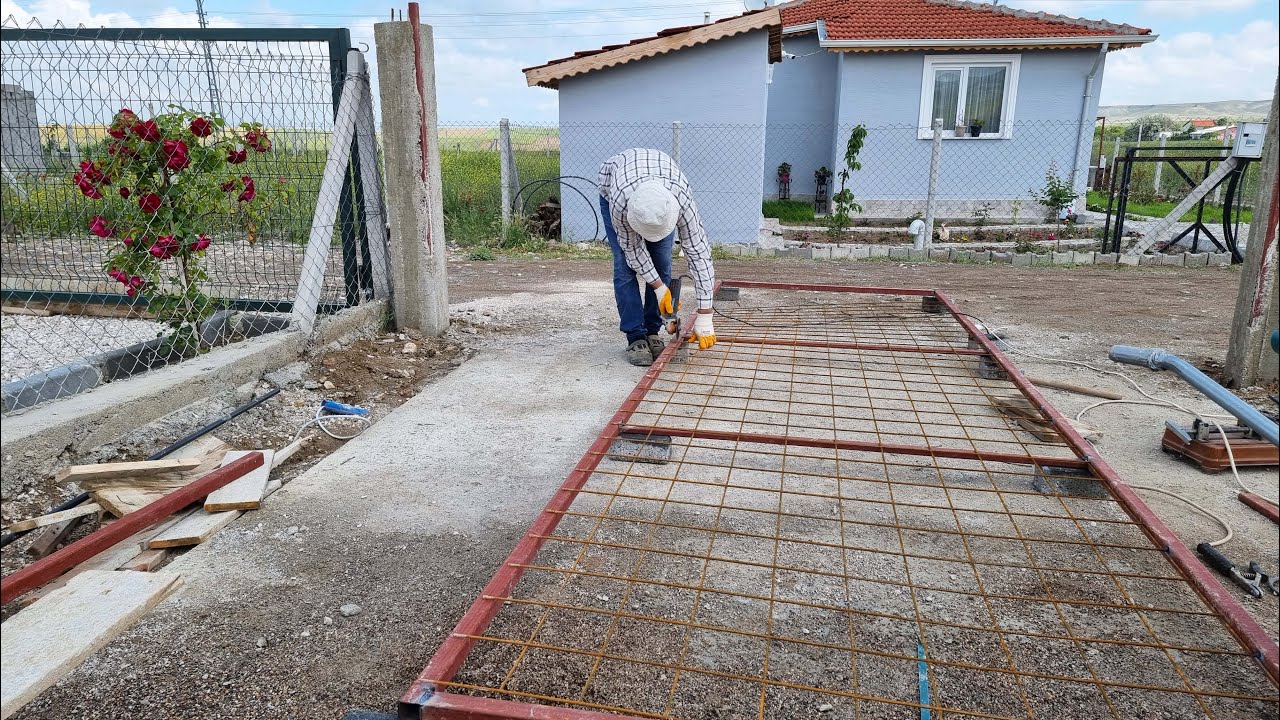 BAHÇE DEMİR KAPISI YAPIMI İKİNCİ BÖLÜM HATİCE HANIM ÇOK BEĞENDİ