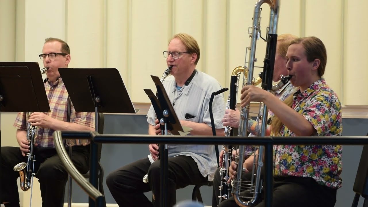 Northwest Clarinet Choir: Irish Tune from County Derry by Percy Grainger, arr. Matt Johnston