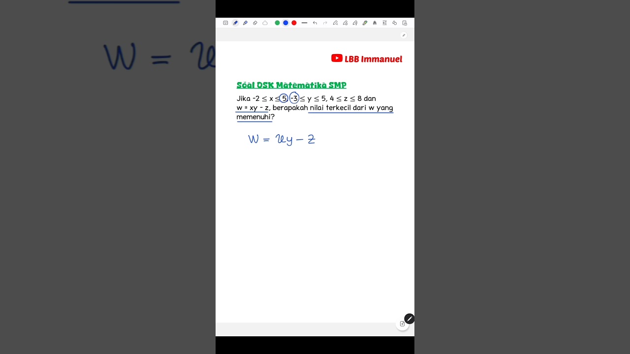 OSK Mat SMP Bilangan #osnmatematika #osnsmp #maths #mtk #mathematics #mathtricks #mathhacks