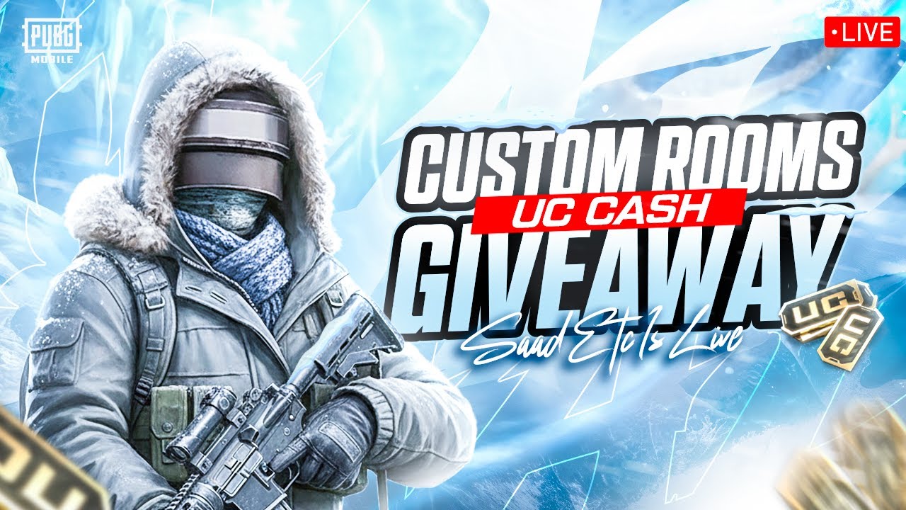 ALL IS WELL - PUBG MOBILE LIVE CUSTOM ROOM & UC GIVEAWAYS | 10 ROYAL PASS GIVEAWAY - SAAD ETC