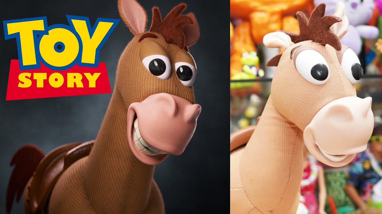 Toy Story Cavalo Bala No Alvo 🐴 Bullseye - Tiro Al Blanco Toy Story Coleção Bonecos