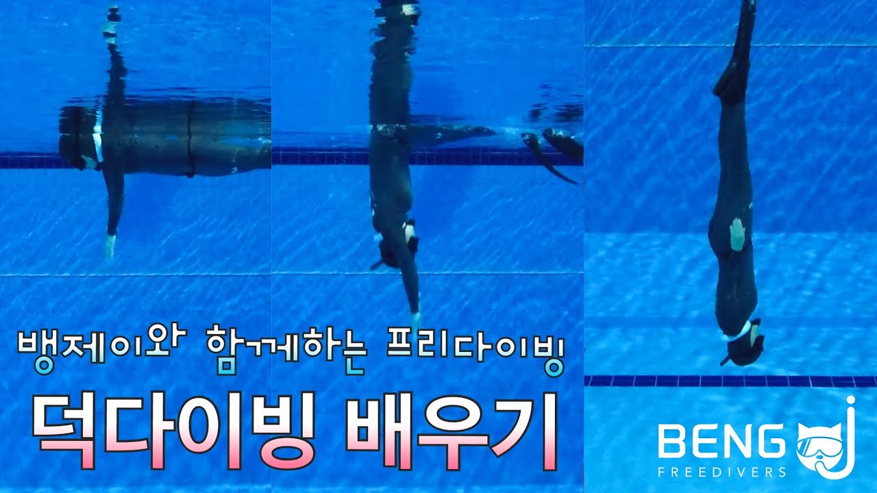 [프리다이빙] 덕다이빙 배우기 / Freediving Skill Duckdive
