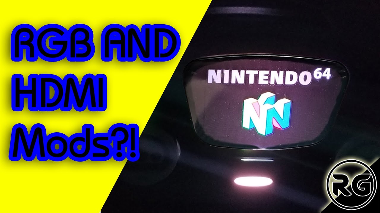 N64 Mod — RGB и UltraHDMI Mods с тестом RGB и HDMI!