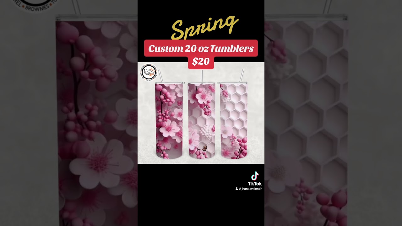 Custom Spring Tumblers 