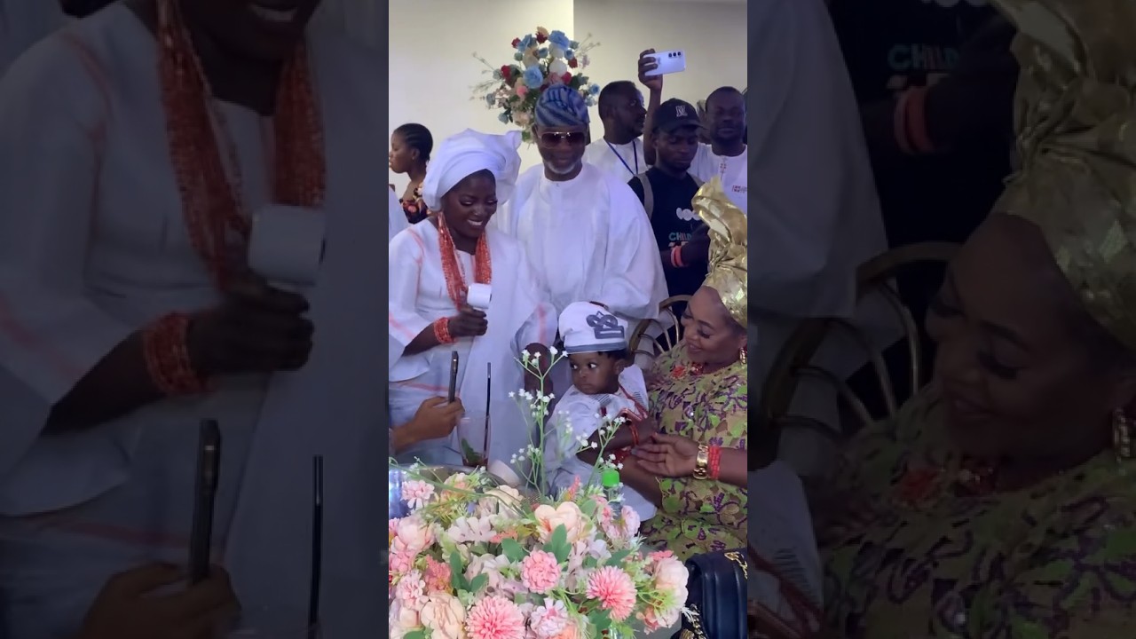 OLORI ASHLEY AND HER SON AT YEYE #trending #ooniofifeandwives #ooniofife #shorts #trending