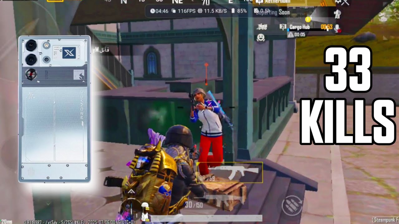RED MAGIC 10 PRO PUBG TEST 🔥 120 FPS WITH FPS METER 🔥 33 Kills
