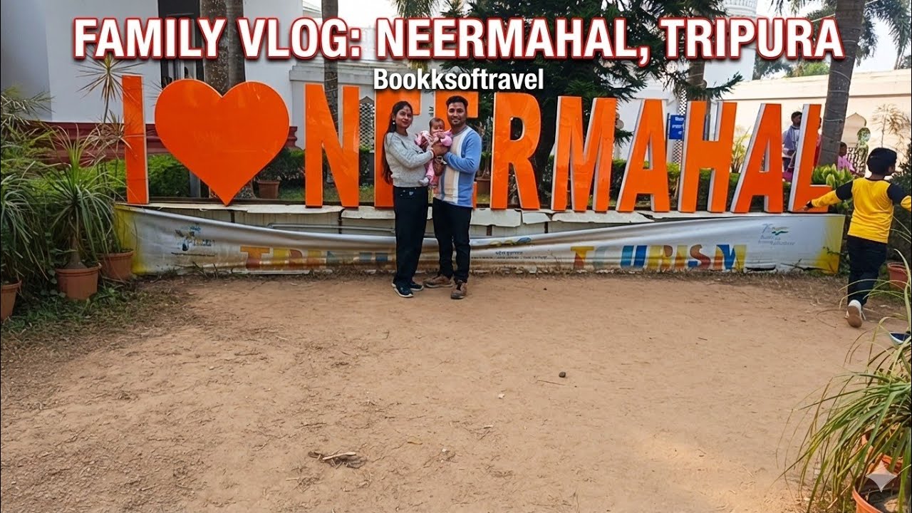 India's Largest Water Palace! NEERMAHAL FULL TOUR:Tripura Family Vlog Part-2