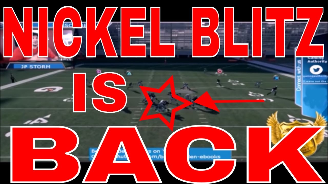 MADDEN 18 THE BEST NICKEL BLITZ. THE FASTEST BLITZ FROM THE NICKEL FORMATION WITH GREAT COVERAGE