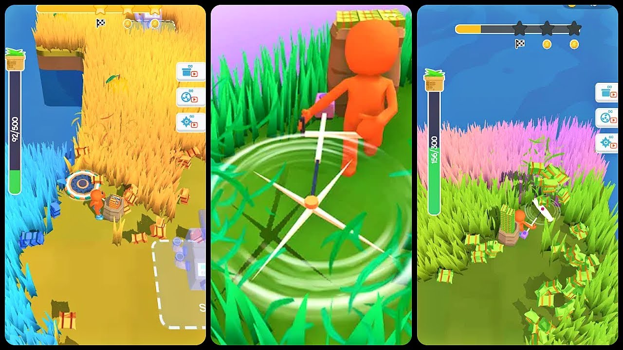 Idle Mowing Tycoon (Gameplay Android)
