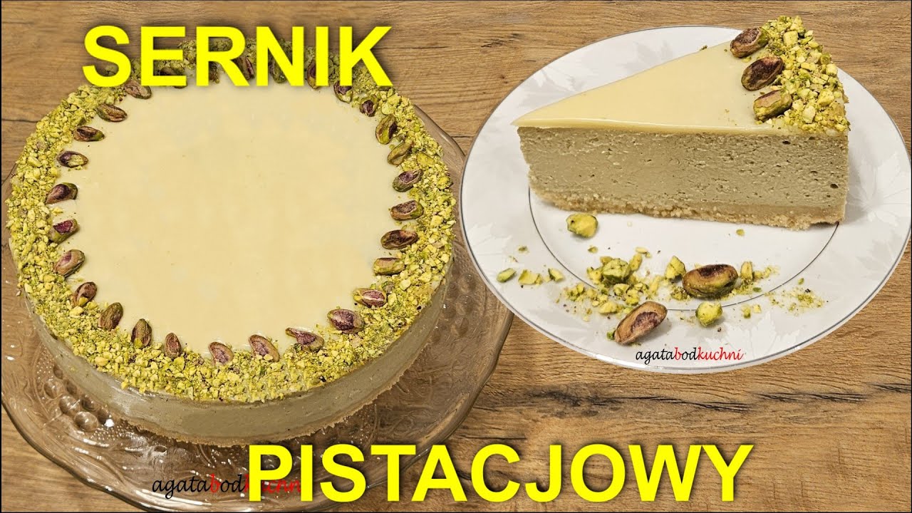 Sernik pistacjowy rozpływa sie w ustach  / agatabodkuchni
