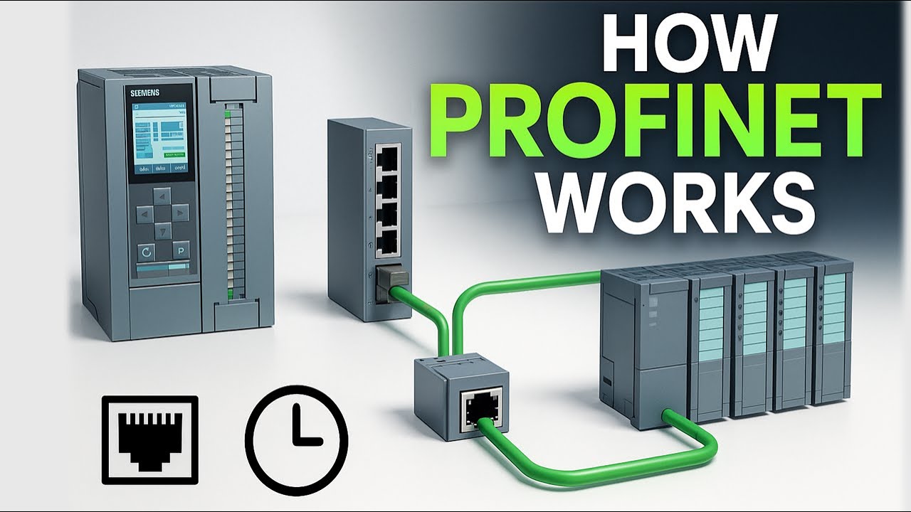 Protok&oacute;ł PROFINET wyjaśniony w 4 minuty &ndash; animacja