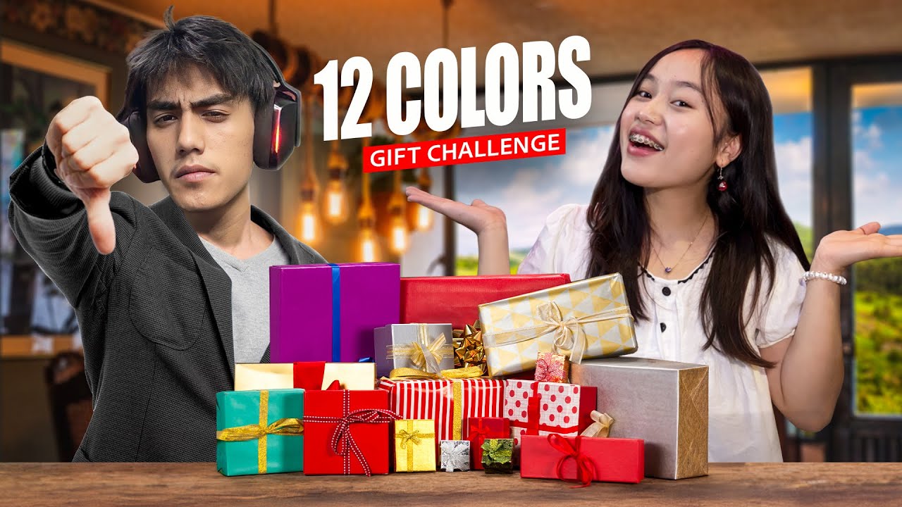 12 Colour Gift Exchange with Zerox | Who Got the Best Gift? 😅🎁 