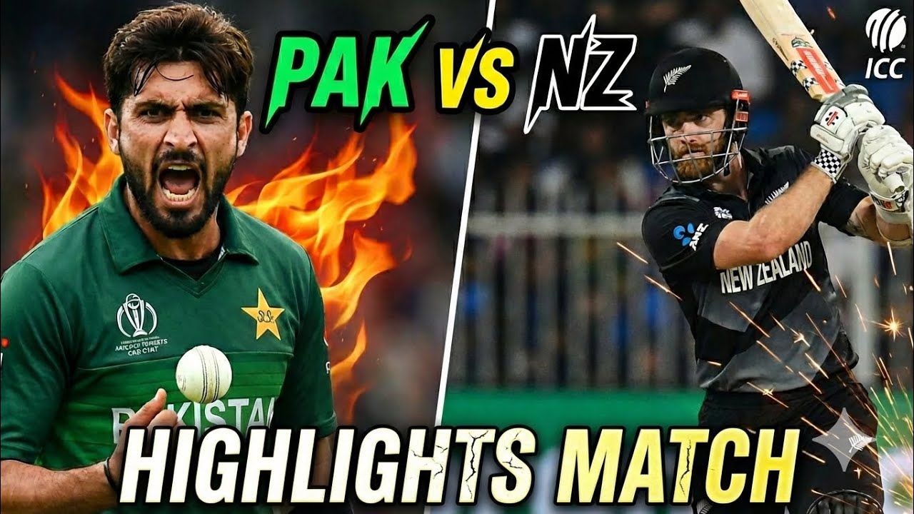 Pakistan vs Newzealand || ICC T20 Match || Highlights Match 