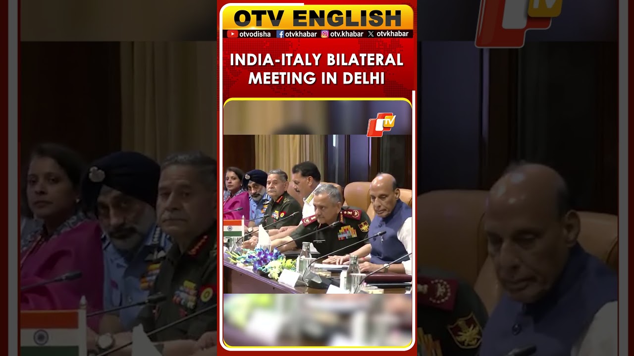 Rajnath Singh Holds Bilateral Talks With Italy&rsquo;s Defence Minister Guido Crosetto | OTV