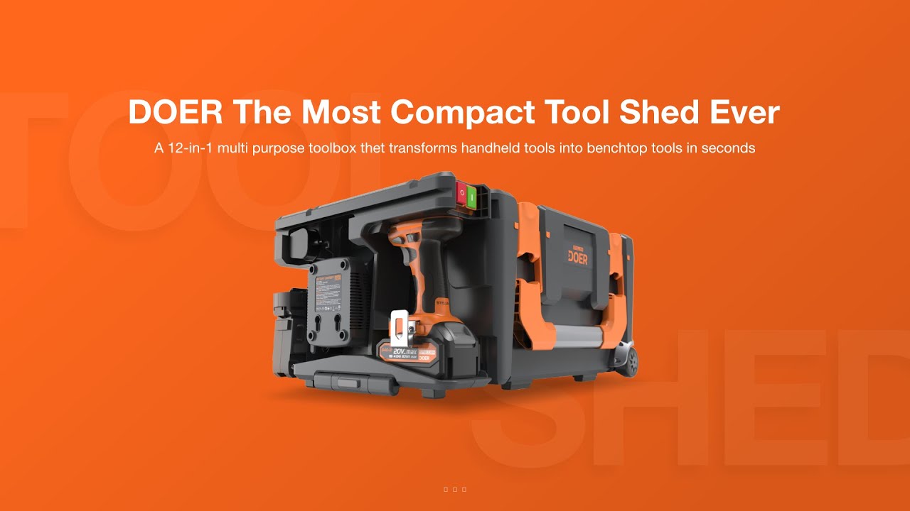 Stellen DOER the Most Compact ToolShed Ever