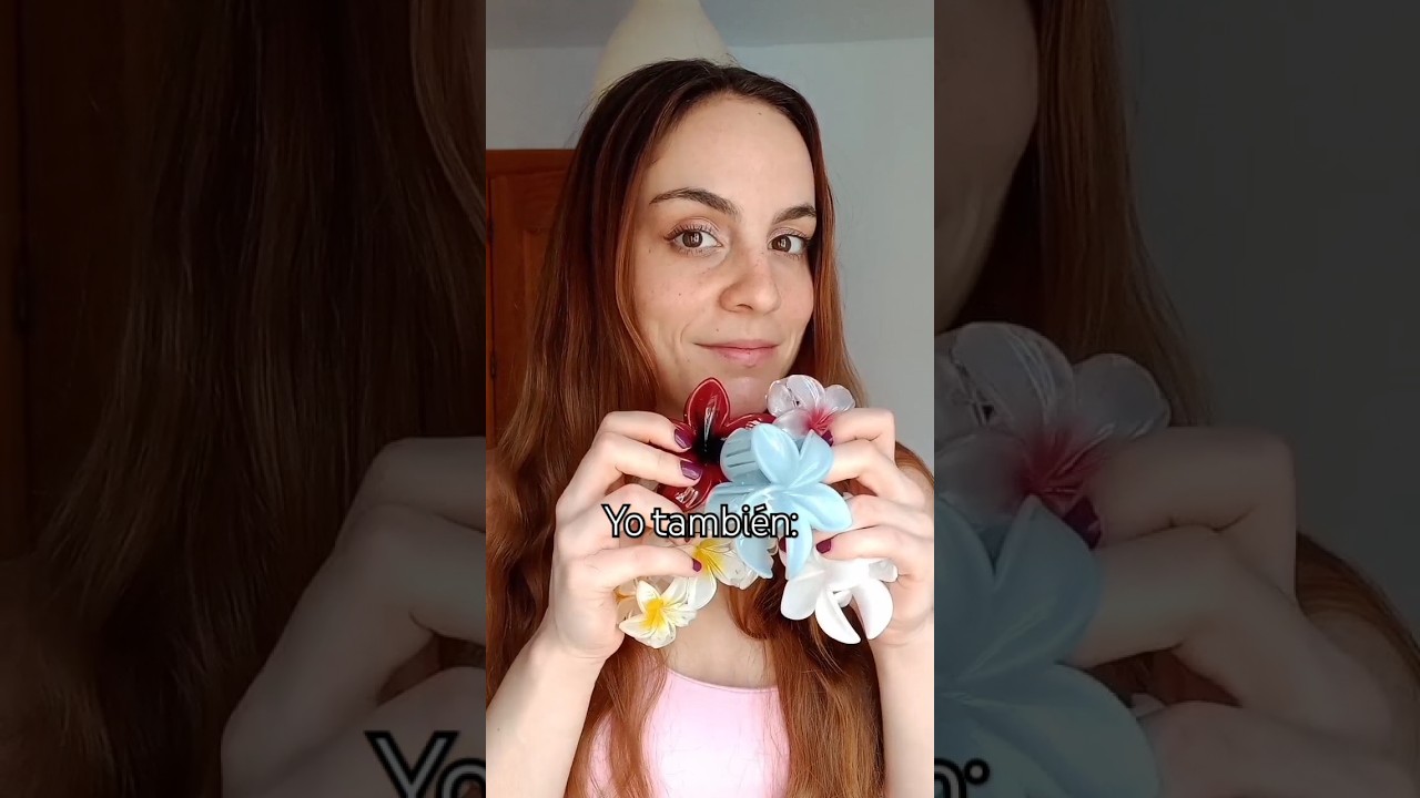 Mi colecci&oacute;n de pinzas de flor de temu 😆✨️💖🌸 #accesorios #pinzas #peinados #temu