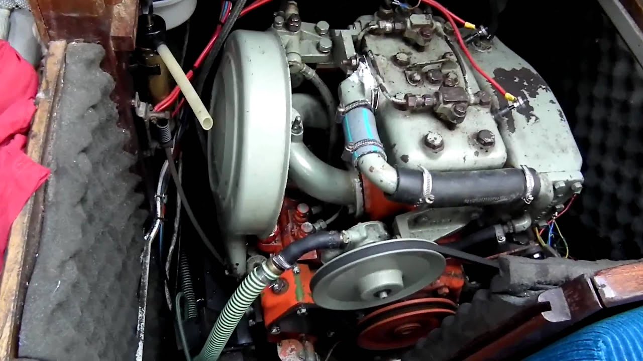 Bootsmotor Najade 900 Bj. 1969 2 Zyl. 2 Takt Diesel Holder AM2
