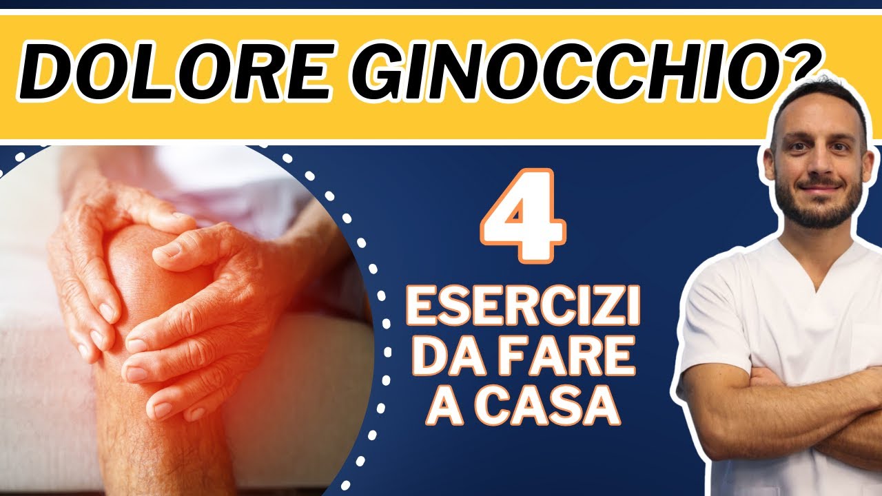 4 Esercizi per Rinforzare le GINOCCHIA se hai dolore