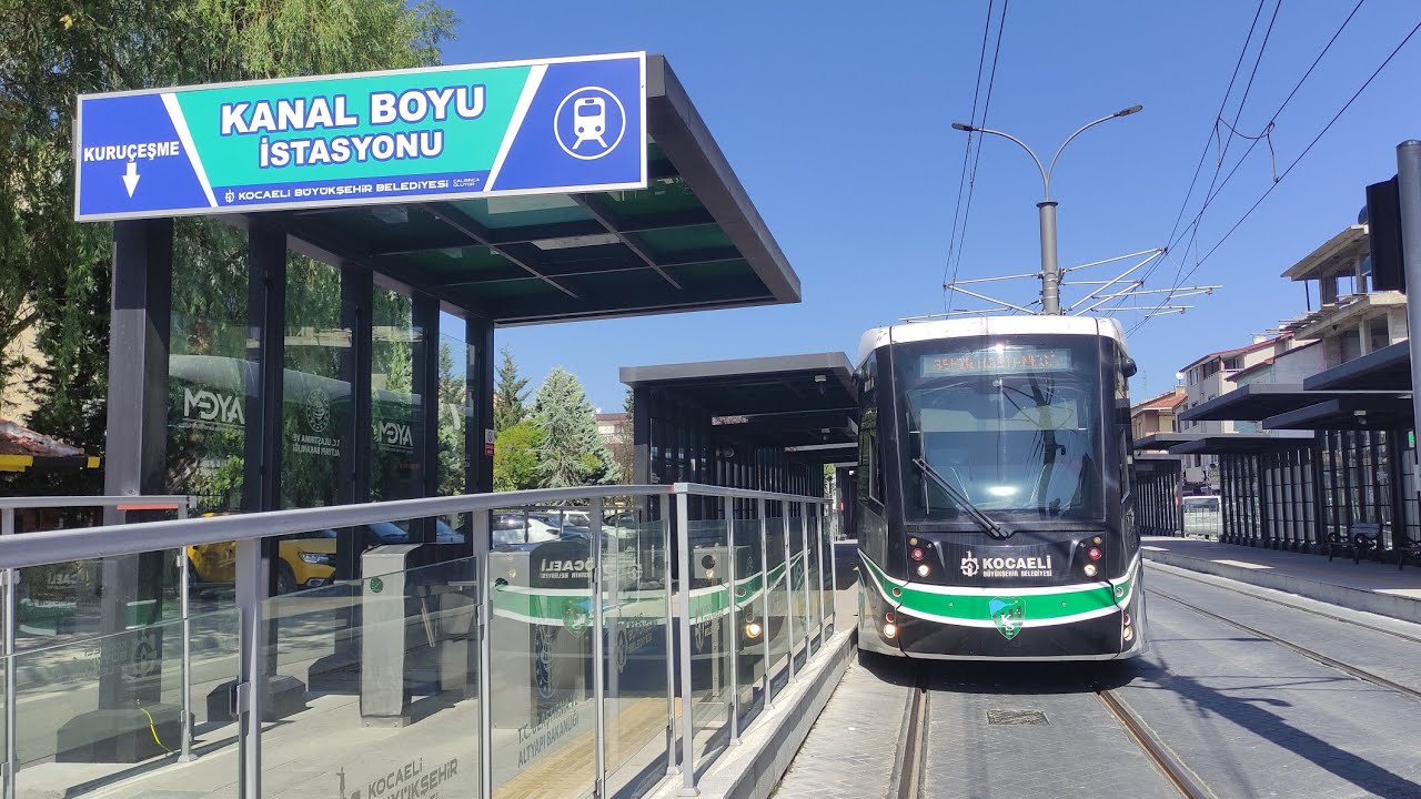 Kocaeli'de Tramvay ile Mehmet Ali Paşa - Şehir Hastanesi Arasında Seyahat