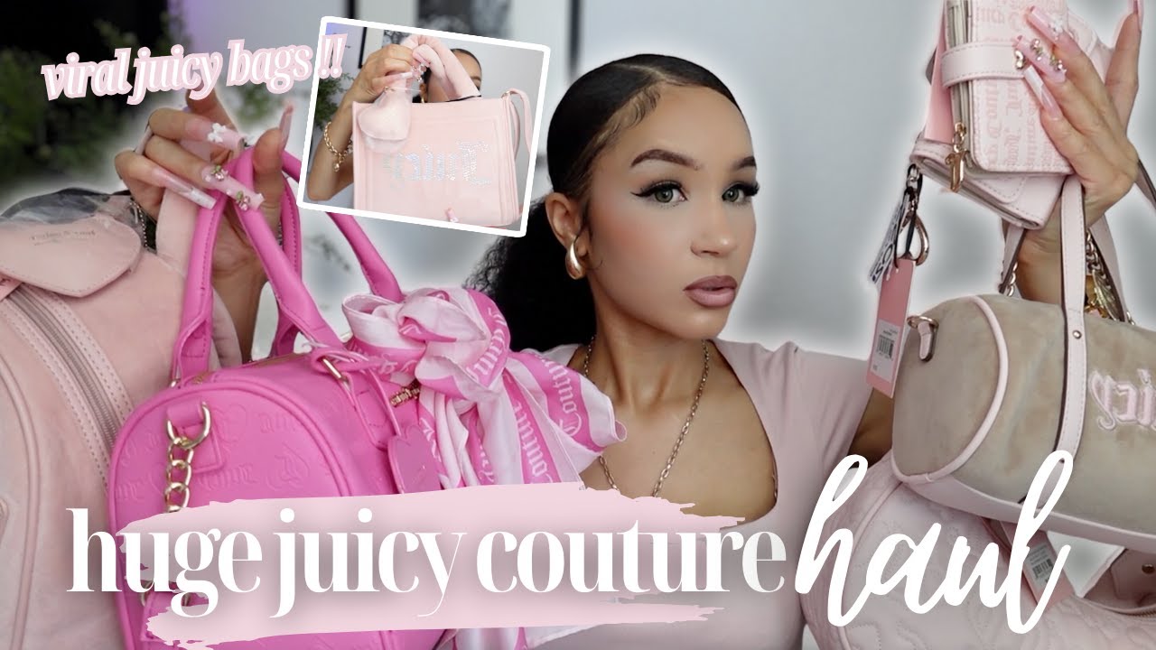 A HUGEEE JUICY COUTURE HAUL | VIRAL BAGS , WALLETS & MORE. SIS RUN TO BURLINGTONS !!