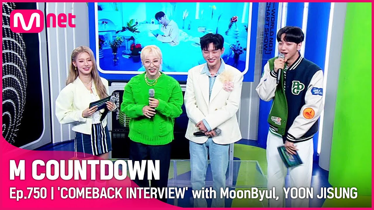 [EN/JP] ['COMEBACK INTERVIEW' with MoonByul, YOON JISUNG] #엠카운트다운 EP.750 | Mnet 220428 방송