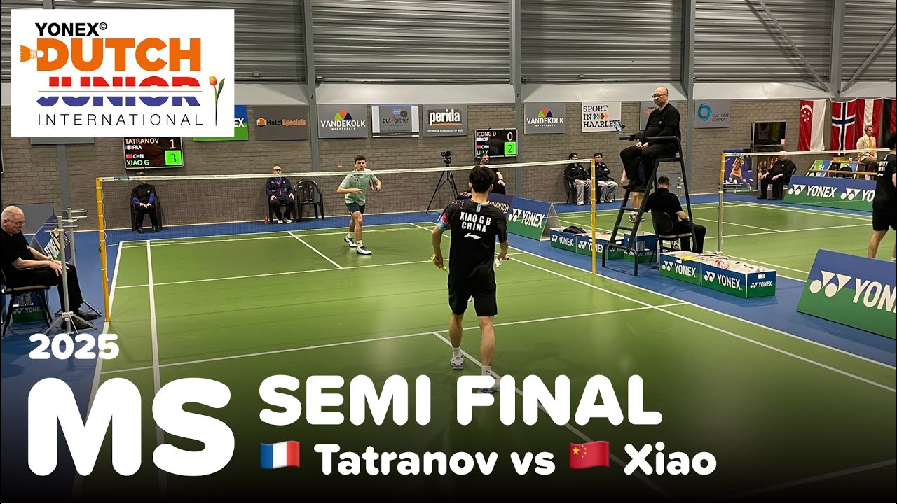 SF, MS-U19, 🇫🇷 Tatranov vs 🇨🇳 Xiao, Yonex Dutch Junior International 2025