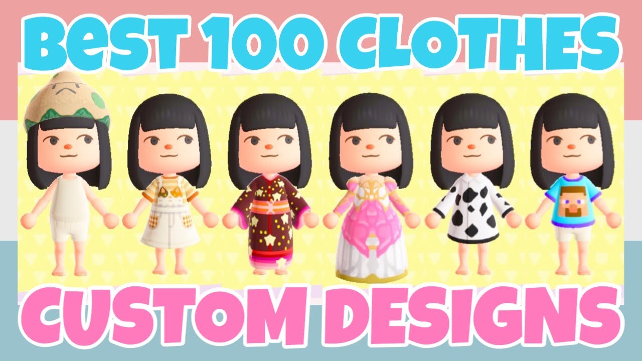 Best 100 Clothes Custom Designs In Animal Crossing New Horizons #1 (Design ID Codes)