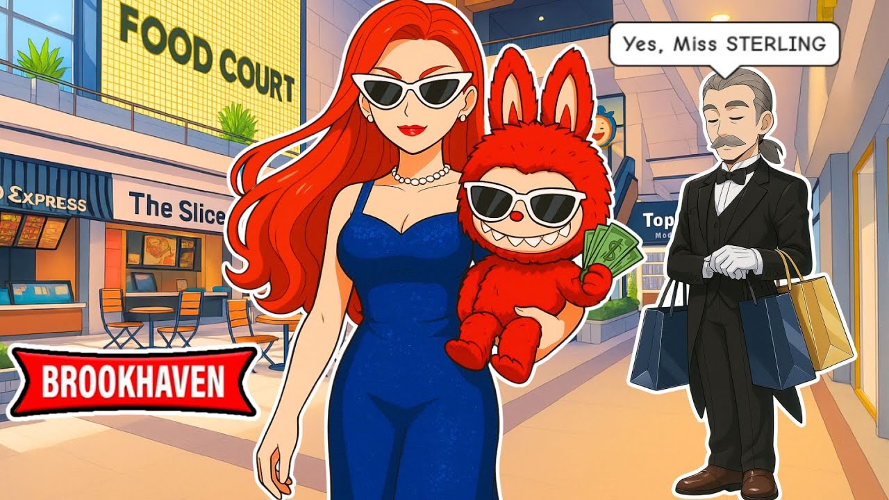 ANASTASIA ADOPTED a LABUBU in Roblox Brookhaven