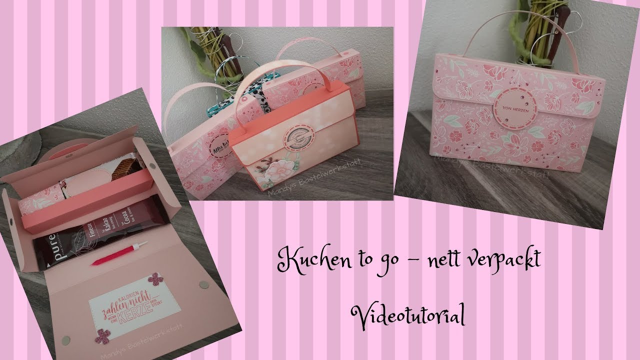 Kuchen to go / Geburtstagskuchen to go / stampin up