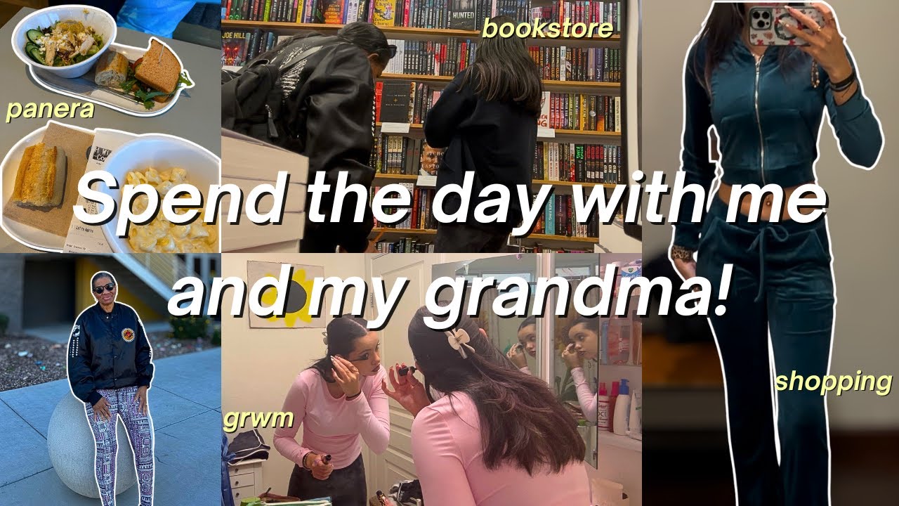 Проведите день со мной и моей бабушкой! 🛍️☕🤶🏾 | Хейли У.К.