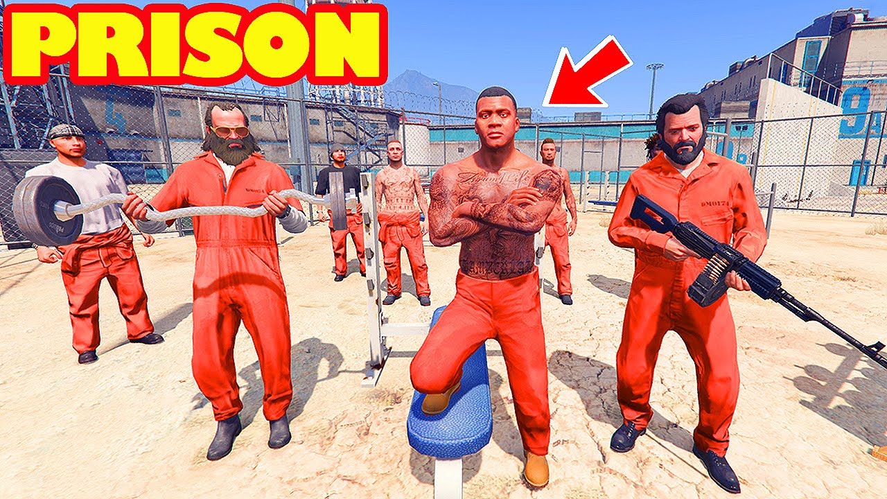 Franklin Finally Break The PRISON in GTA 5 | SHINCHAN and CHOP