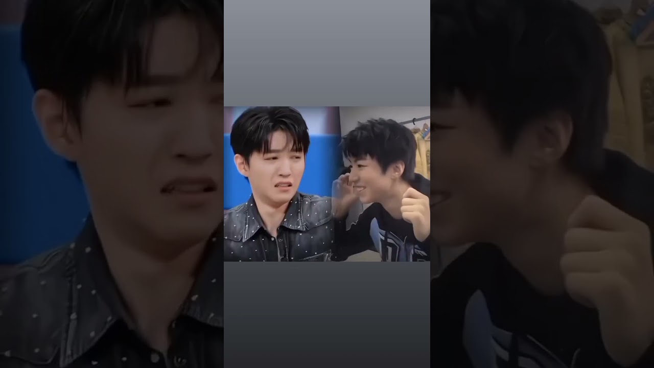 Vương Tuấn Khải h&ugrave; Karrywang 🤣🤣💙💙💙 #我的骄傲_tfboys #karrywang