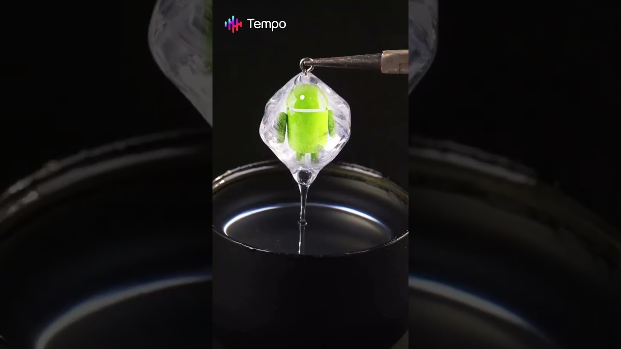 Ice gem of android logo
