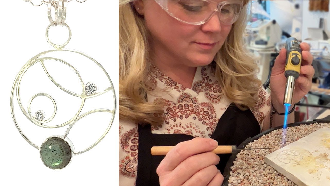 Making A Pendant With The Bernzomatic FirePoint Creator Tool With Melissa Muir - Metalsmith