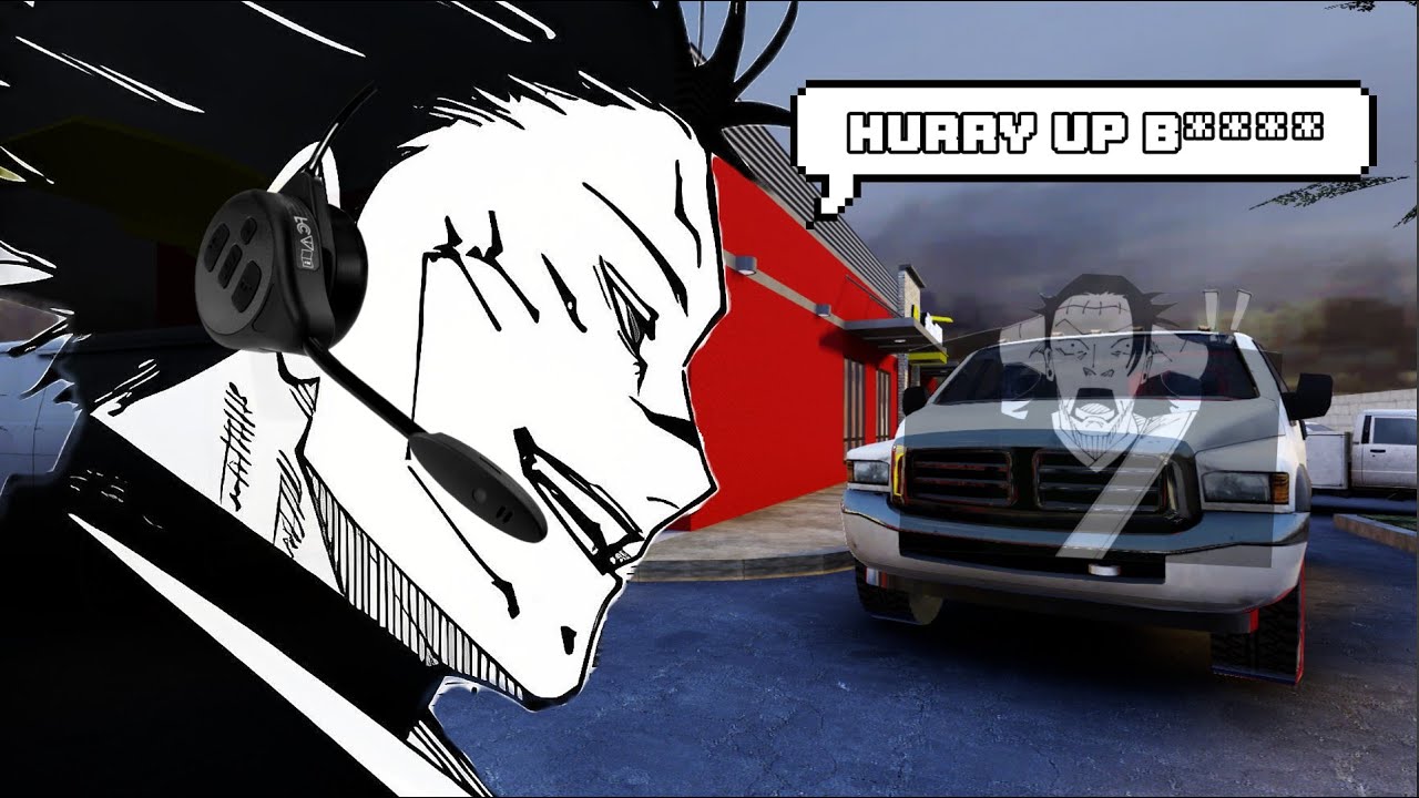 Gojo & Sukuna Connect to the Drive-Thru Headset 💀