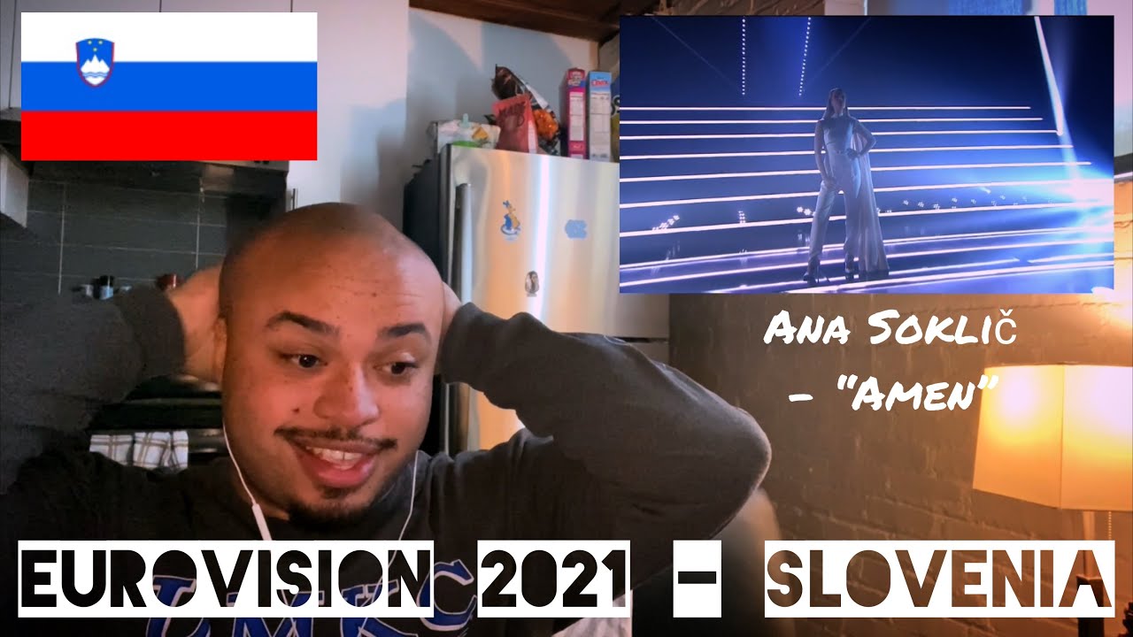 EUROVISION 2021 SLOVENIA REACTION - Ana Soklič “Amen”!