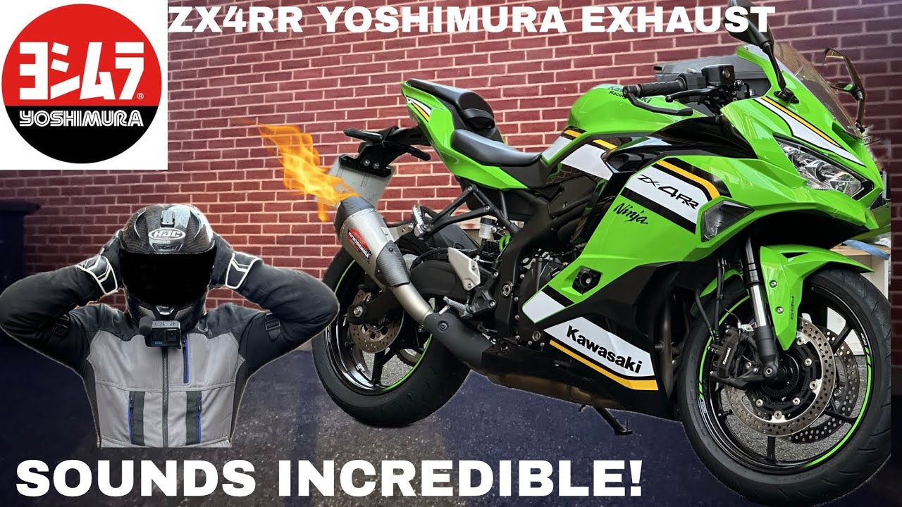 Установка выхлопной системы LOUD YOSHIMURA на мой Kawasaki ZX4RR