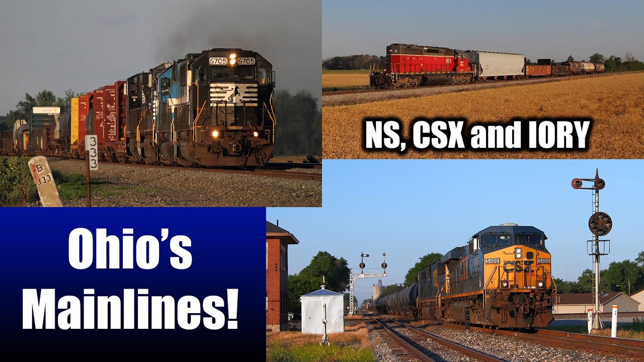 Mainlines of Northwest Ohio in 2011; NS, CSX and Indiana and Ohio Railway