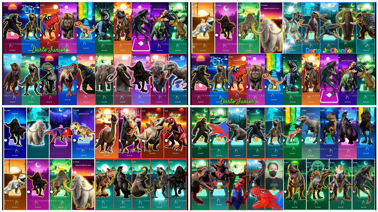 megamix. creepy Coffin Dance T-Rex Mammoth Brontosaurus Indoraptor