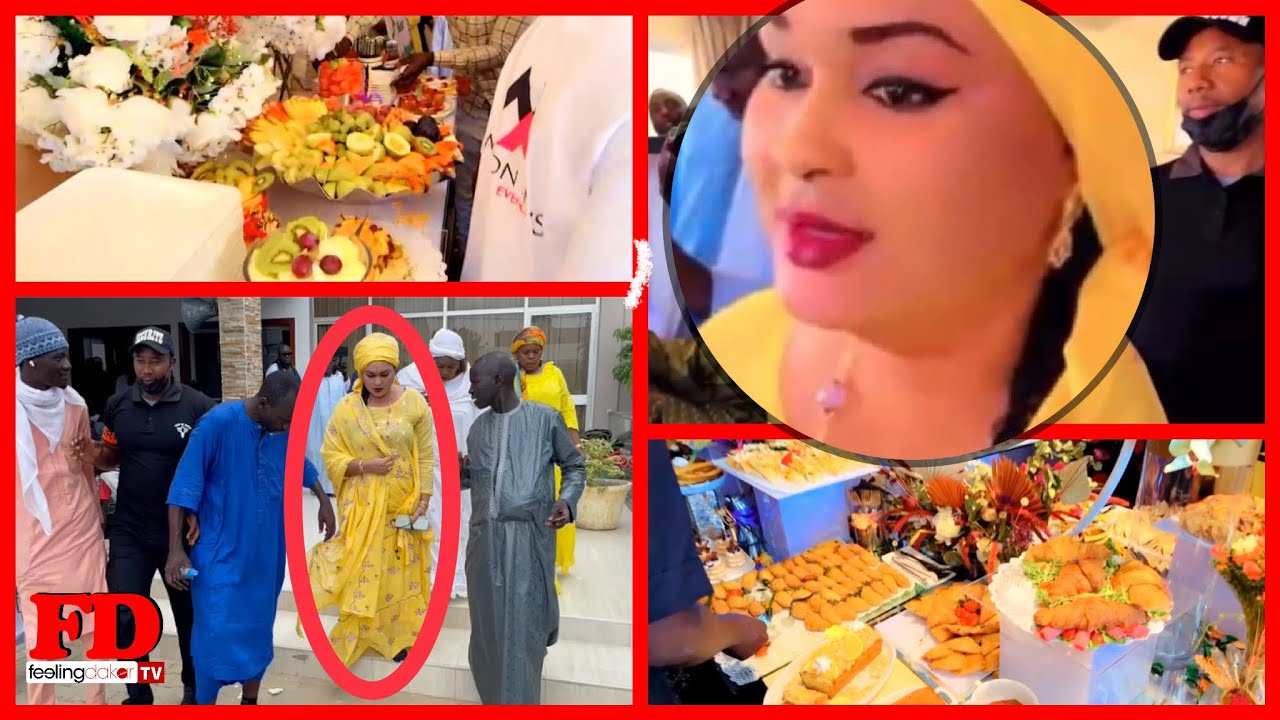 Démonstration de f0rce de Sokhna Momy Kébé: Elle reçoit la famille de S.  Saliou avec un Ndeki royal