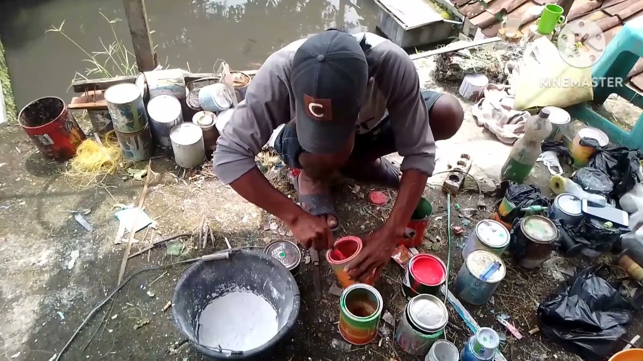 cara proses gelasan cet#fypシ Abdul hamid#aleksa#garut#