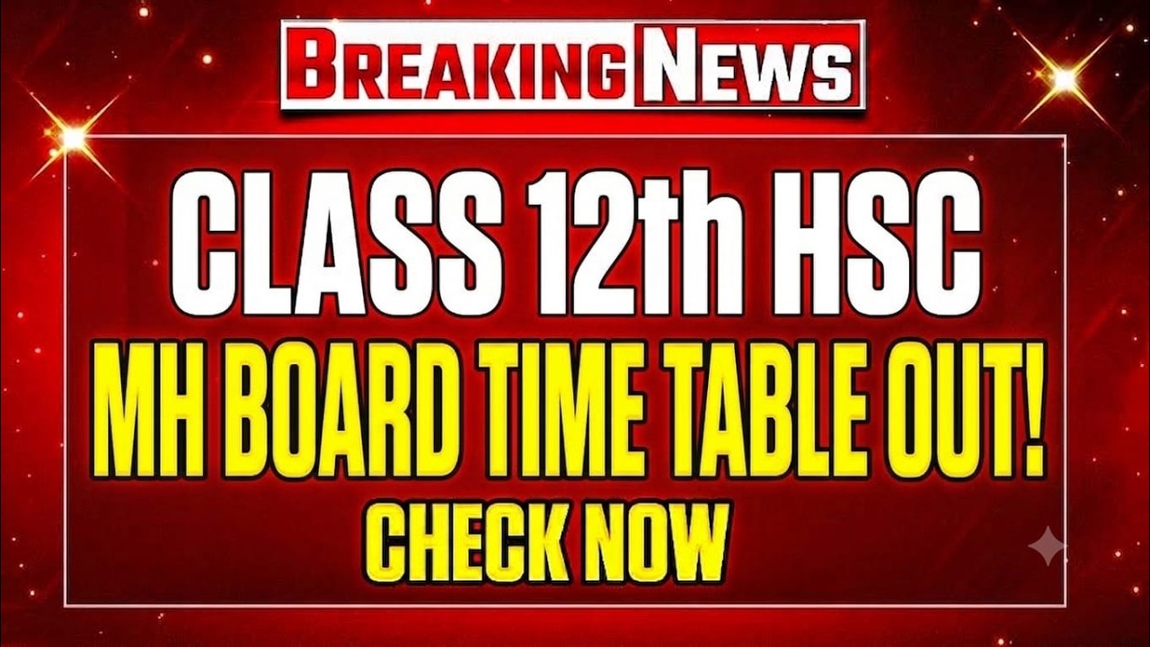 🚨 Class 12 HSC Time Table 2027 OUT! | Maharashtra Board