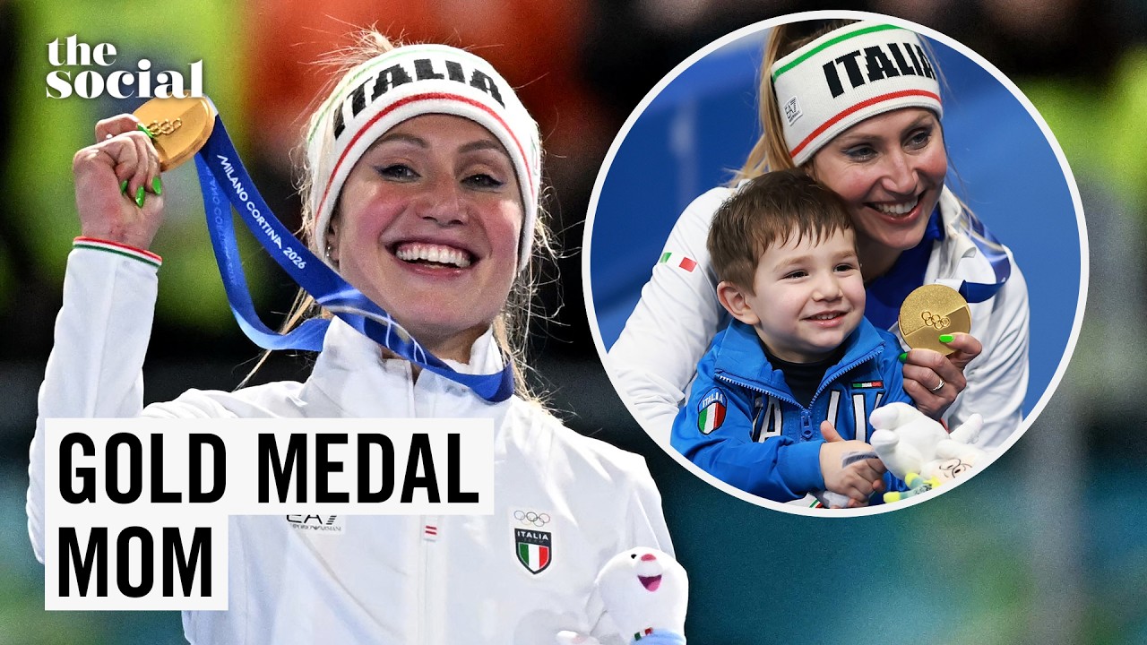 Olympian Gets Backlash for Bringing Her Toddler to Post-Gold Interviews | The Social