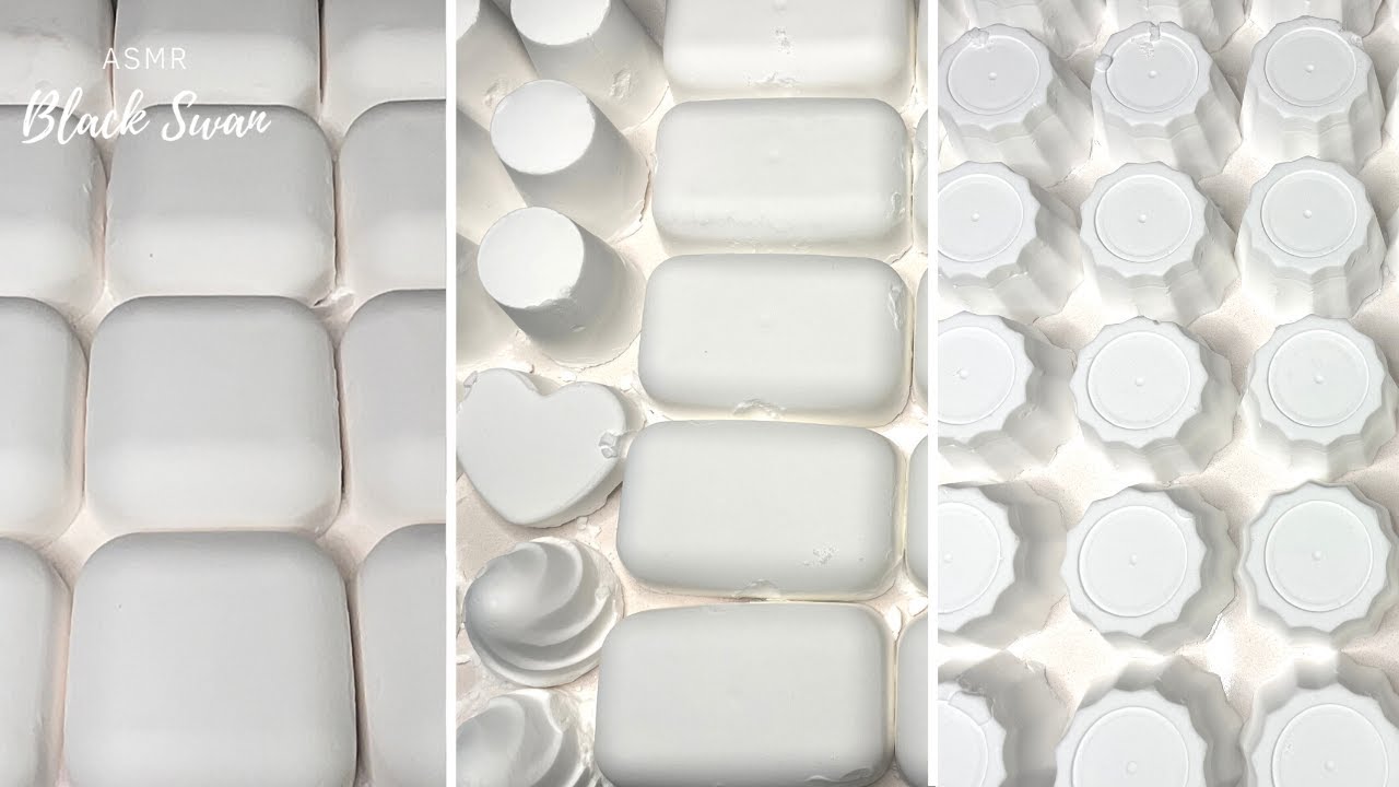 ASMR COMPILATION | 3 SQUEAKY BAKING SODA VIDEOS 🤍 #asmr #oddlysatisfying