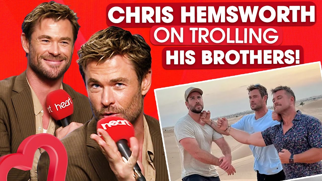 Chris Hemsworth: ‘I love jousting Luke and Liam’