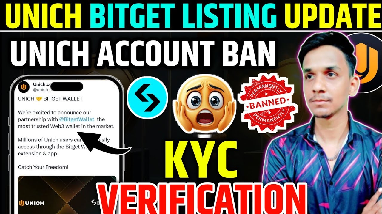 Unich Listing On Bitget Wallet 📣Unich Airdrop Update~Unich Airdrop Criteria 🚀Unich Kyc Verification