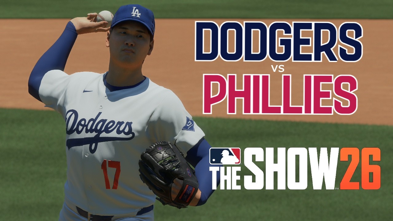 Игровой процесс MLB The Show 26 - «Доджерс» против «Филлис» - Полная игра (3 иннинга) (PS5)