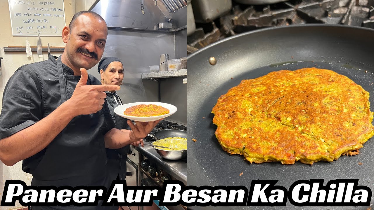 Paneer Aur Besan Ka Chilla | पनीर और बेसन का चीला | Paneer Chilla Recipe | High Protein Breakfast