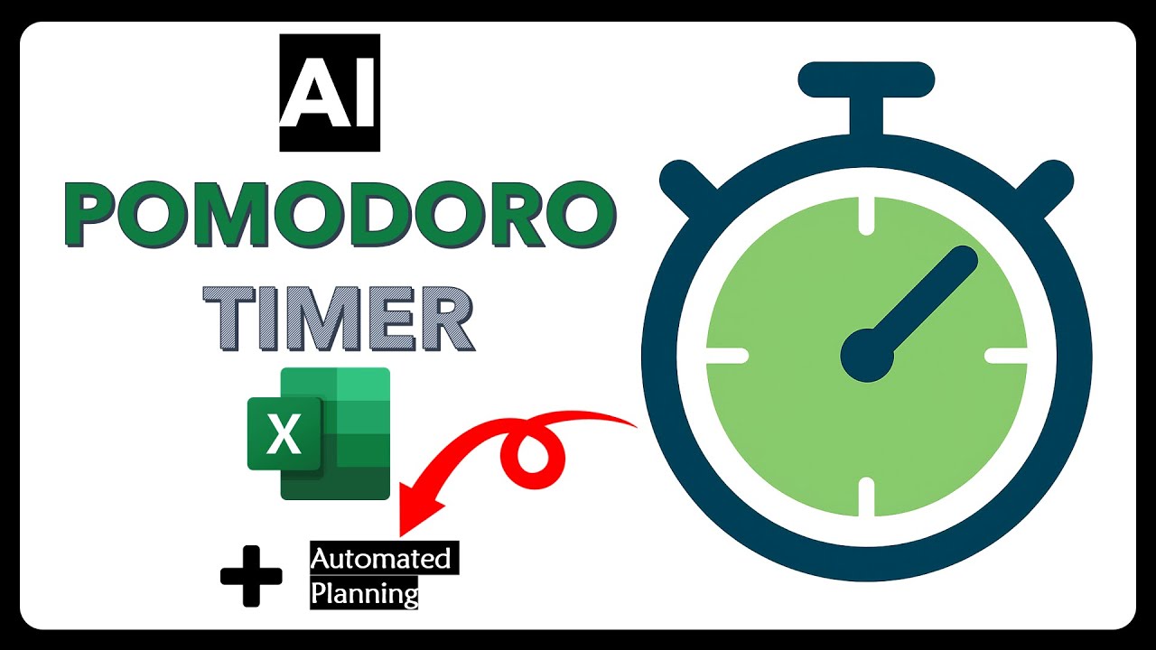 Excel Pomodoro Timer + AI Study Planner | Free Focus & Time Tracker